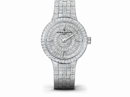 Vacheron Constantin Traditionnelle 81761/QB1G-9862 18K White Gold with Diamond Pave Dial 35mm Womens Vacheron Constantin