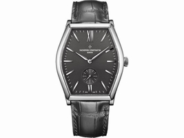 Vacheron Constantin Malte 82230/000G-9185 18K White Gold & Leather with Grey Dial 36.7mm Womens Vacheron Constantin