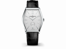 Vacheron Constantin Malte 82230/000G-9962 18K White Gold & Leather with Silver Dial 36.70mm Mens Vacheron Constantin