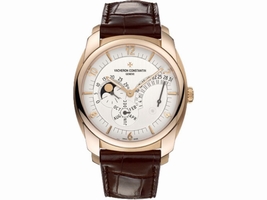 Vacheron Constantin Quai De L'ile 86040/000R-I0P29 18K Rose Gold with Silver Dial Mens Vacheron Constantin