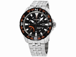 Citizen AW7048-51E Stainless Steel with Black Dial 44mm Mens Citizen