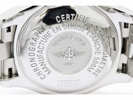Breitling Chrono Super Ocean Stainless Steel Automatic Mens Breitling