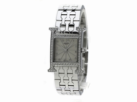 Hermes H HH1.230 Stainless Steel with Diamond Quartz 21mm Womens Hermes