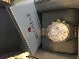 Michele Two Tone Chronograph Diamond Michele