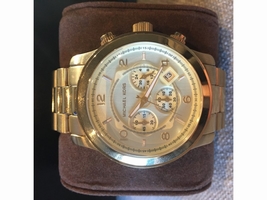 Michael Kors Gold Tone Stainless Steel Mens Michael Kors