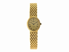 Baume & Mercier 18K Yellow Gold Vintage Womans Baume & Mercier