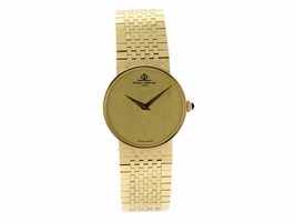 Baume & Mercier 14K Yellow Gold Vintage Womens Baume & Mercier