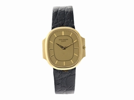 Patek Philippe Nautilus 18K Yellow Gold Vintage Mens Patek Philippe But at TrueFacet