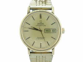 Vintage Omega Tiffany & Co. 35mm Gold Tone
