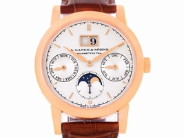 A. Lange & Sohne Saxonia 330.032 18K Rose Gold & Leather Automatic 38.5mm Mens A. Lange & Sohne