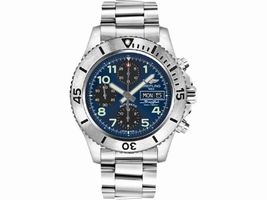Breitling Superocean A13341C3-C893SS Chronograph Stainless Steel with Blue Dial 44mm Mens Breitling