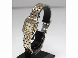 Cartier Stainless Steel & 18K Yellow Gold Quartz 21.5mm Womens Cartier