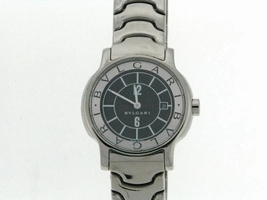 Bvlgari Solotempe St 29 S Stainless Steel Black Dial Bracelet Bvlgari