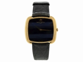 Baume & Mercier Classic 18K Yellow Gold Vintage 33mm Mens Baume & Mercier