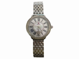 Michele Serein MW21B01A1963 Stainless Steel 16 Diamond Mother of Pearl Dial 34mm Womens Michele