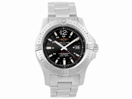 Breitling Colt A17388 Stainless Steel & Black Baton Dial Automatic 44mm Mens Breitling