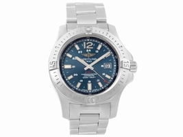 Breitling Colt A17388 Stainless Steel & Blue Baton Dial Automatic 44mm Mens Breitling