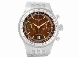 Breitling Montbrillant Legende A23340 Stainless Steel Bronze Dial 47mm Mens Breitling