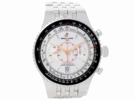 Breitling Montbrillant Legende A23340 Silver Dial Stainless Steel 47mm Mens Breitling