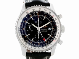 Breitling Navitimer A24322 Stainless Steel & Leather Automatic Mens 46mm