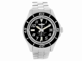 Breitling Superocean A17364 Black Dial Stainless Steel 42mm Mens Breitling