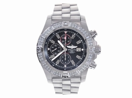 Breitling Super Avenger A13370 Stainless Steel & Diamond 48mm Breitling