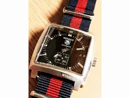 Tag Heuer Monaco Stainless Steel & Fabric 37.50mm Tag Heuer