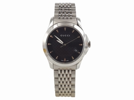 Gucci G-Timeless Stainless Steel Black Dial 27mm Womens Gucci