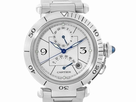 Cartier Pasha W31037H3 Stainless Steel 38mm Mens Cartier