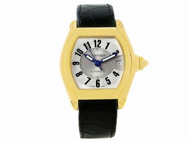 Cartier Roadster W62005V2 18K Yellow Gold 37mm Mens Cartier