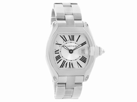 Cartier Roadster W62016V3 Silver Dial Stainless Steel Quartz 30mm Womens Cartier