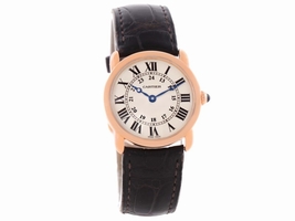 Cartier Ronde Louis W6800151 18K Rose Gold Quartz 29mm Womens Cartier