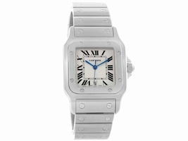 Cartier Santos Galbee W20060D6 Stainless Steel Quartz 29mm Mens Cartier