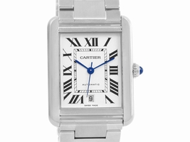 Cartier Tank Solo XL W5200028 Stainless Steel Automatic 31mm Mens Bracelet Cartier