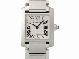 Cartier Tank Francaise Steel Silver W51008Q3 B&P Womens Cartier