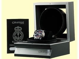 Graham "Swordfish Lefty" Stainless Steel Chronograph Strap  | Graham