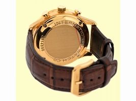 IWC "Portuguese" 18K Rose Gold Automatic Chronograph Strap IWC