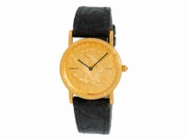Corum 18K Yellow Gold "1891" $10 Ten Dollar U.S. Coin Dress Corum