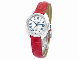 Cartier Cle De Cartier wjcl0015 18K White Gold & Diamond 31mm Womens Cartier