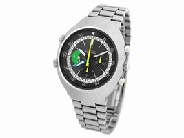 Omega Flightmaster 145.036 Stainless Steel Vintage 43mm Mens Omega