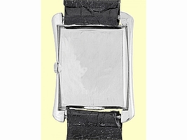 Piaget "Classique Tank" 18K White Gold Mens Strap Piaget