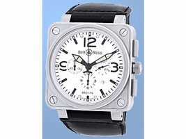 Bell & Ross "BR 01-94" Chronograph Stainless Steel Strap |