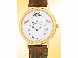 Breguet Classique Moonphase 3337BA 18K Yellow Gold and Leather 35.5mm Breguet