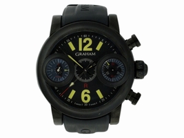 Graham Swordfish Big 12-6 PVD Stainless Steel & Rubber 46mm Mens Graham