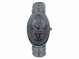 Corum 137.410.69 18K White Gold MOP & 1.5ct Diamond 24mm x 38mm Corum