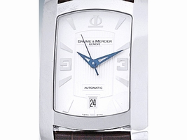 Baume & Mercier "Hampton Milleis XL" Stainless Steel Strap Mens Baume & Mercier