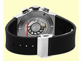 Hublot "Classic Fusion" Chronograph Titanium & Stainless Steel Mens Strap Hublot