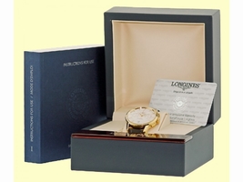 Longines Flagship L4.756.6.72.9 18K Yellow Gold Chronograph 38mm Longines