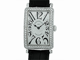 Franck Muller Long Island Iceland 1150 SC DT 18K White Gold and Diamond Franck Muller