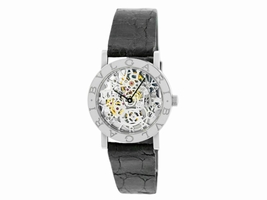 Bulgari Skeleton 18K White Gold Strap Mens Bulgari
